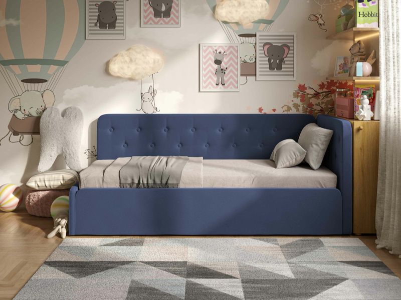 Кровать-диван "BOSTON" Синий 46-1536 фото