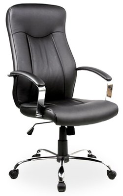 Кресло поворотное Q-052 черное 43-OBRQ052 фото