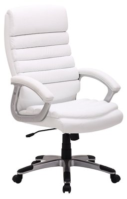 Кресло поворотное Q-087 белое 43-OBRQ087B фото