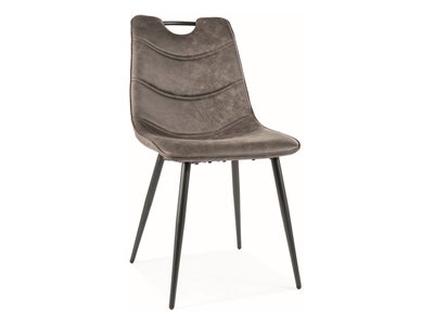 Кресло ALOE Черный каркас+Серый TAP. 213 43-ALOEMICSZ фото