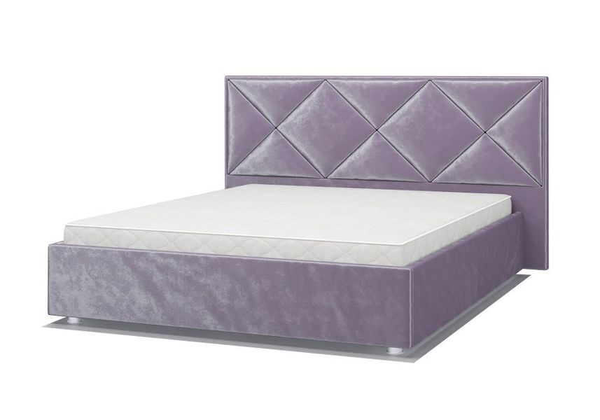 Ліжко-подіум Кристалл 160x200 тканина кетегорії А, ніжки хром h-40 4082020-3-4 фото