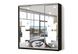 Шкаф-купе трехдверный Зеркало/Зеркало с рисунком пескоструй Классик 6072020-224 фото 8
