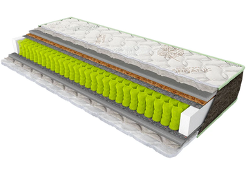 Матрас пружинный Sleep&Fly Organic Verso 180x200x22 см / 2в1 умеренно-жесткий + жесткий 113727400000 фото