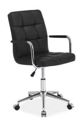 Кресло поворотное Q-022 черное 43-OBRQ022C фото