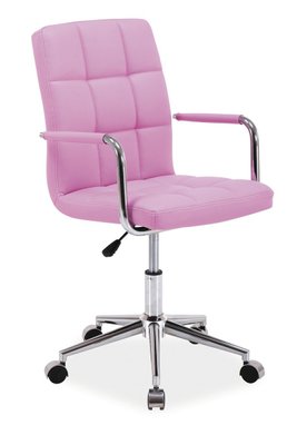 Крісло поворотне Q-022 рожеве 43-OBRQ022R фото