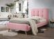 Ліжко TIFFANY 90X200 рожеве/дуб TAP.58 43-TIFFANY90R фото 1