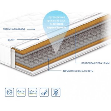 Ортопедичний матрац Сонлайн Чемпіон Cocos 2530702-00000 фото